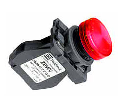 Lampe, LED, rouge,, 24-254VAC/DC