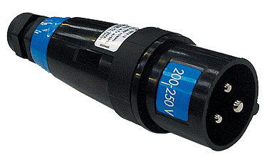 Stekker 230V, 16A, 2P+PE