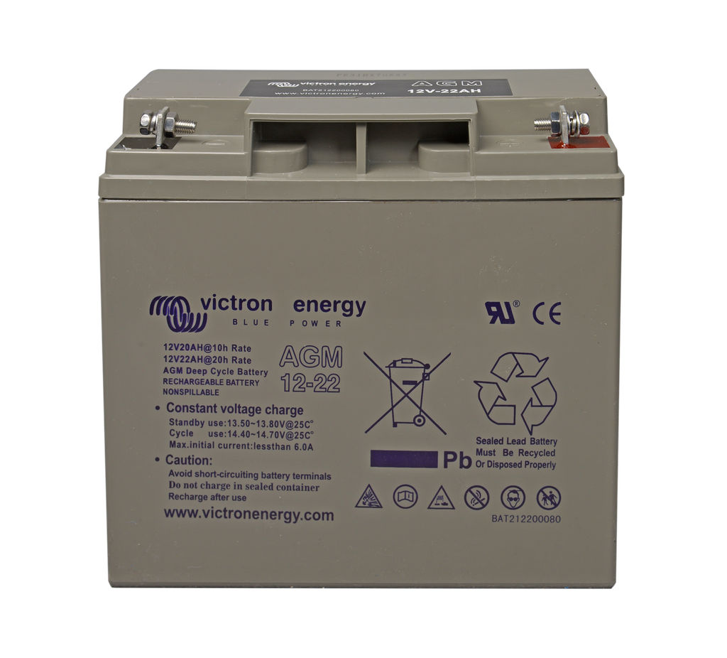 Victron 12V/22Ah AGM Deep Cycle Batt.