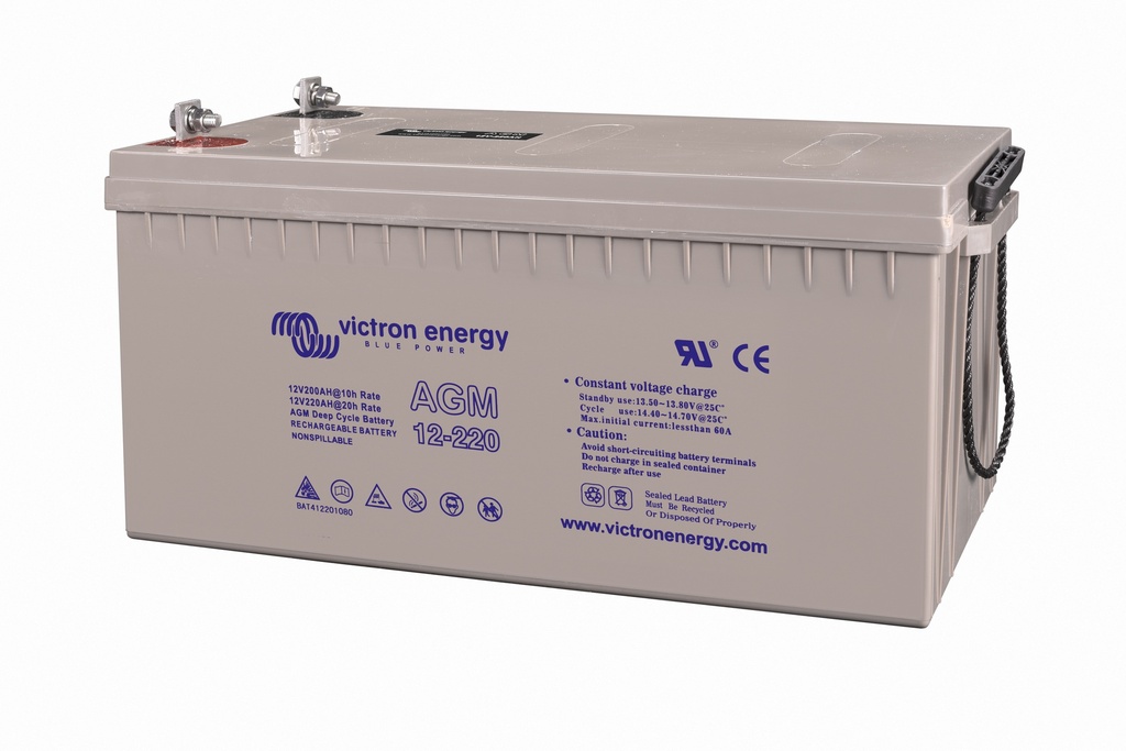 Victron 12V/220Ah AGM Deep Cycle Batt. (M8)