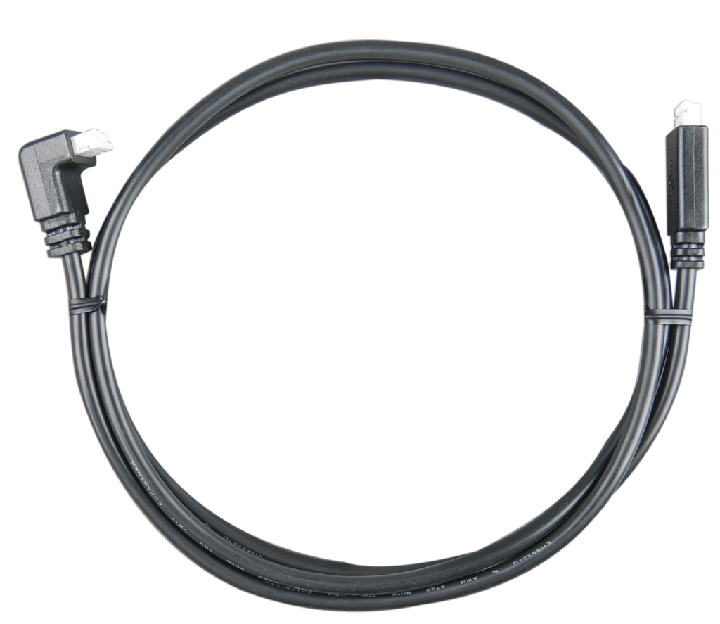 Victron VE.Direct Cable 0,9m (one side Right Angle conn)