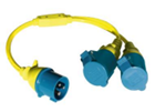 Victron Splitter Cord 16A/250V-CEE plug/2xCEE Coupling