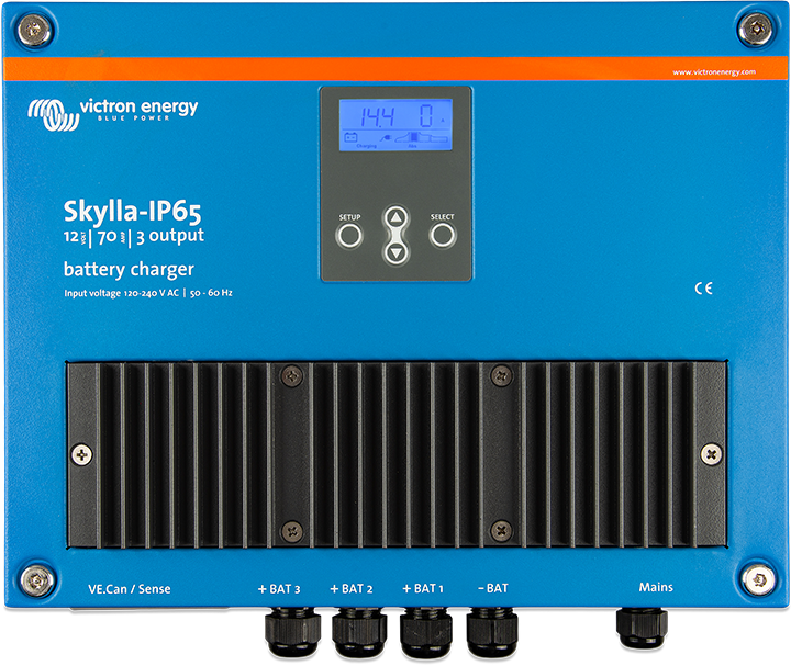 Victron Skylla-IP65 12/70(1+1) 120-240V
