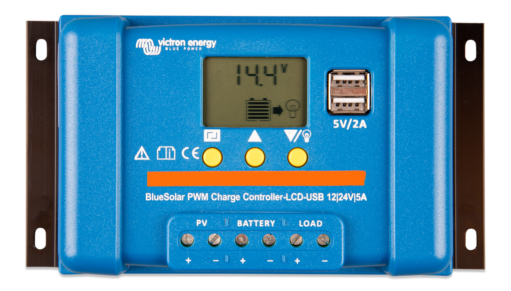 Victron BlueSolar PWM-LCD&USB 12/24V-5A