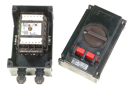 Motor protection 16-20A, 2xM32, IP66