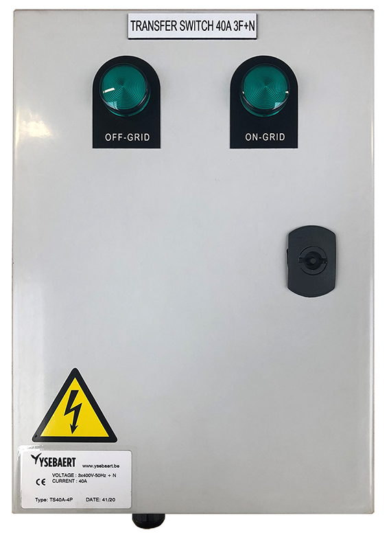 Commutateur de transfert 40A 3 phases - Semi off-grid