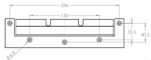 Wall bracket for fixing Phoenix Multi 24/5000