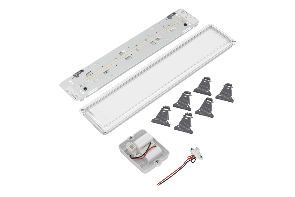 MIR KIT-600 (M) G2 2500 HF, EB3/S 865 FR/PC 22W IP66/67 ( battery included )