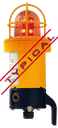 Feu à éclat, LED, vert, 110-240VAC, 2xM20, IP66