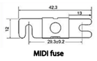Victron MIDI-fuse 60A/58V-M6 (package of 5 pcs)