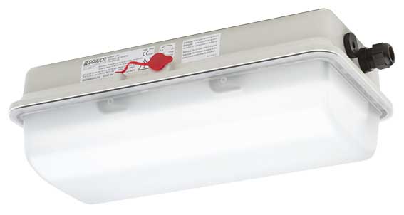 Armature de secours ATEX LED 19W, 2050lm, 220-240VAC, 50-60Hz