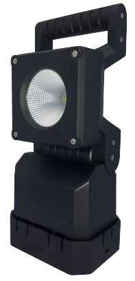 Handlamp, 9 h autonomy, 3W LED, charger incl.