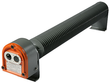 Ribbenbuiskachel 2000W, 240V, mono,  2xM25, IP66