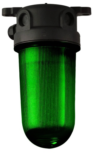 [10015020] Signaallicht 2000/E27/gn, IP68 polycarb. 75W E27 230V