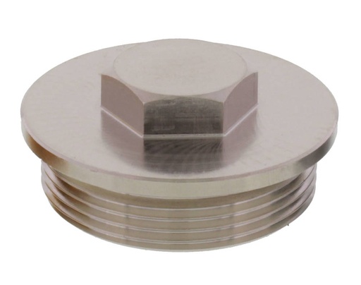 [10016695] Plug VSM63Ni M63x1.5, brass nickel-plated