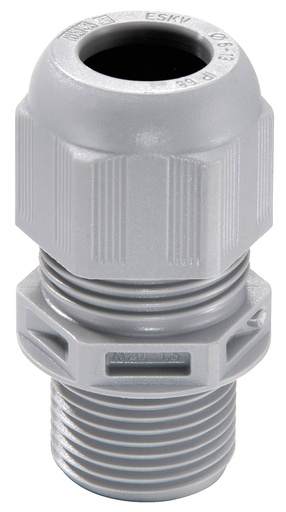 [10066518] Wartel ESKV-L 20 M20x1.5 L=15 mm, RAL7001 6-13 mm polyamide