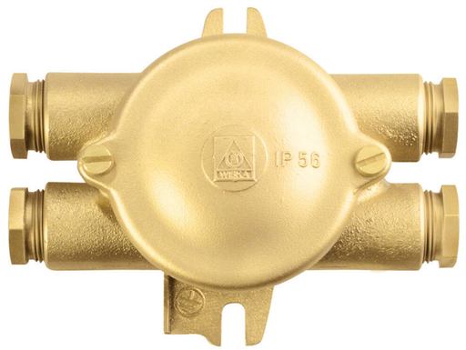 [10076055] Junction box 1155-OST-W12, HNA brass =O= empty