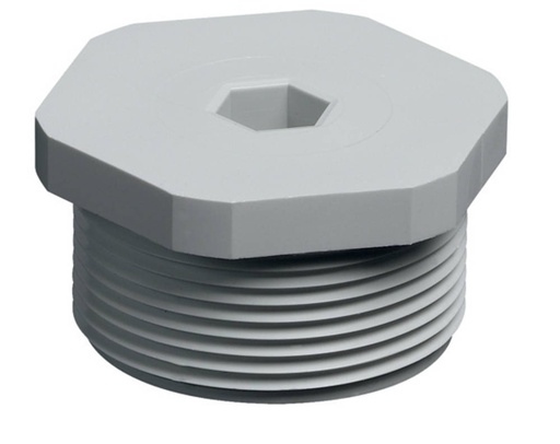 [10110102] Bouchon EVSGS M12x1.5, RAL7035 polyamide