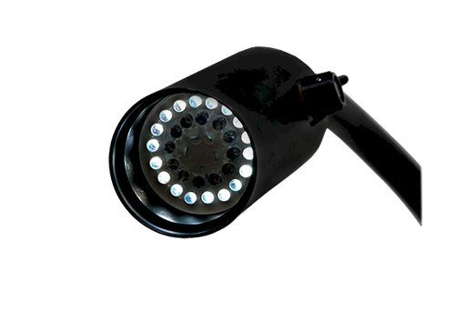 [1934014002] Kaartleeslamp LED 220V50/60Hz, 2m kabel wit/rood IP20 RAL9011