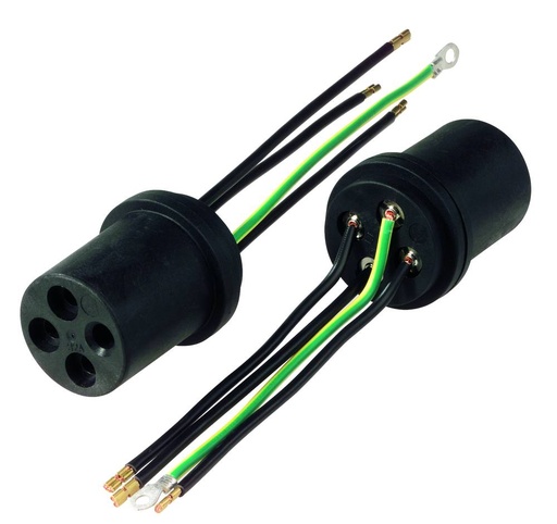 [22000554] Interior for CEE socket 138/32, 32A, 3P+E for 32/94