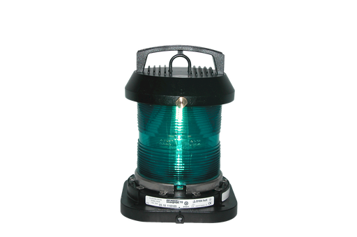 [3070100000] Navigatielantaarn, rond groen, serie AS70, zonder lamp