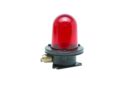[3330205000] Signaallamp 230V, rood 'Suez', E27 - 60W, rvs, 1xM24