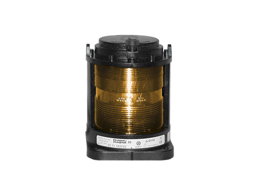 [3533450000] Navigation light stern yellow, AS55, 12V-120V - USCG/CCS