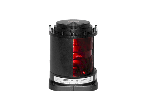 [3534250000] Navigation light, portside, AS55, 12V-120V - USCG/CCS