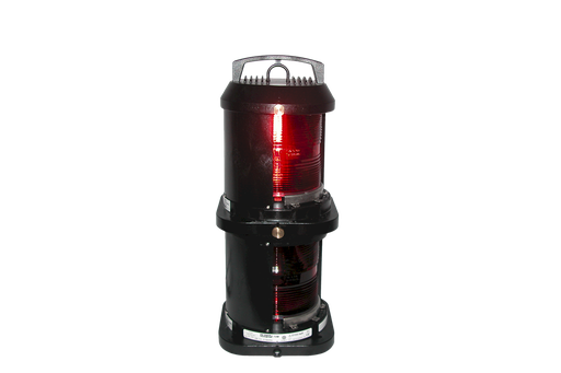 [3584200000] Feu de navigation, bâbord, double, AS70M, sans lampe