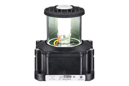 [3666003000] Feu de navigation LED S60 MH 24Vdc, 5nm 20-50m noir IP66/67