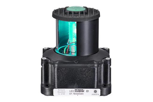 [3673103000] Navigatielantaarn LED S61 SB 24Vdc, 3nm >50m zwart IP66/67
