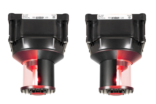 [3675205007] Feux de navigation LED 75D 180° TB/BB, 2x110-277Vac ( set de 2 pcs ) Upside/Down