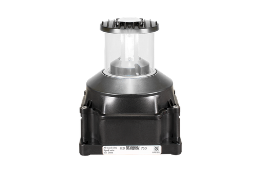 [3675705000] Navigatielantaarn LED 75D wit 360°, 2x115-230Vac, zwart 3nm