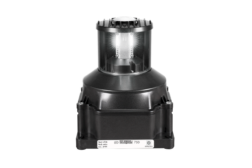 [3677703000] Navigatielantaarn LED 75D heklicht, 2x24Vdc, zwart 3nm