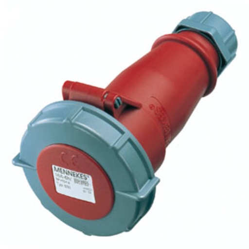 [50010768] Coupling  32/K/FS 3h 32A, PVC 3P+E
