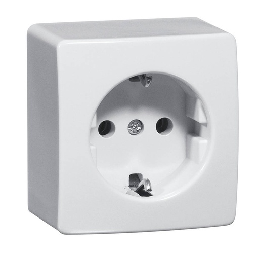 [50015714] Socket PH-SSS-16-NWT, IP20 250V 16A surface 2P+E