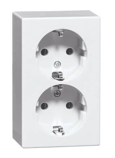 [50015716] Stopcontact PH D 6652.02 SI BF, IP20 250V 16A opbouw 2P+A