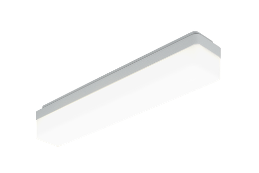 [AL6051300] Armature LED 8W 220-240V 50/60Hz, IP54 opâle aluminium gris