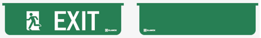[EL40531681] EL40 EXIT SIGN 85x340, RUNNING MAN EXIT/-