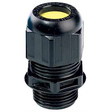 [GPEM3/1-R] Wartel M25, 7-17mm, kunststof, zwart