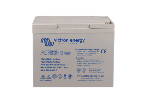 [BAT412060082] Victron 12V/60Ah AGM Super Cycle Batt. (M6)