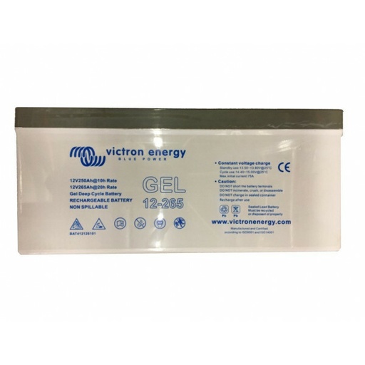 [BAT412126101] Victron 12V/265Ah GEL Deep Cycle Batt. (M8)