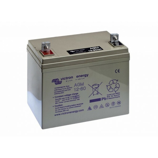 [BAT412550084] Victron 12V/60Ah AGM Deep Cycle Batt.