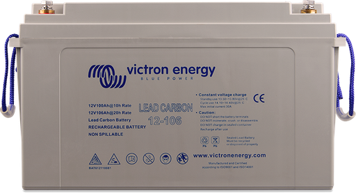 [BAT612110081] Victron Lead Carbon Battery 12V/106Ah (M8)