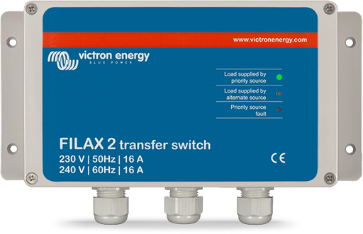 [SDFI0000110] Victron Filax 2 Transfer Switch CE 110V/50Hz-120V/60Hz