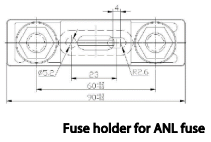 [CIP106100000] Victron Fuse holder for ANL-fuse