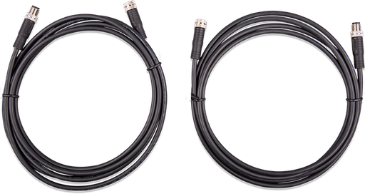 [ASS030560100] Victron M8 circular connector Male/Female 3 pole cable 1m (bag of 2)