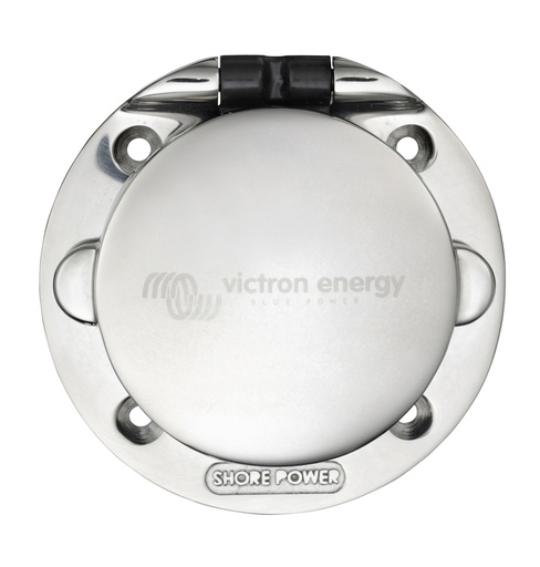 [SHP303202000] Victron Power Inlet stainless steel with cover 32A/250Vac (2p/3w)