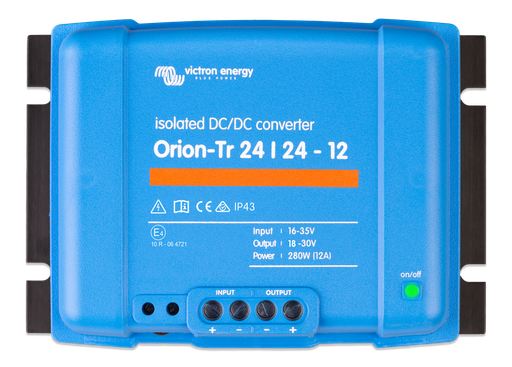 [ORI242428110] Victron Orion-Tr 24/24-12A (280W) Isolated DC-DC converter