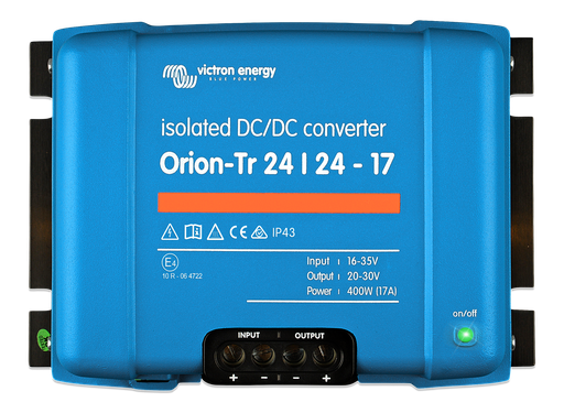 [ORI242441110] Victron Orion-Tr 24/24-17A (400W) Isolated DC-DC converter